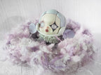 Feather Yarn Scrunchie – Lavender Dream