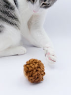 Crochet Acorn Squishy Toy – Handmade Decor, Necklace Charm & Pet Toy