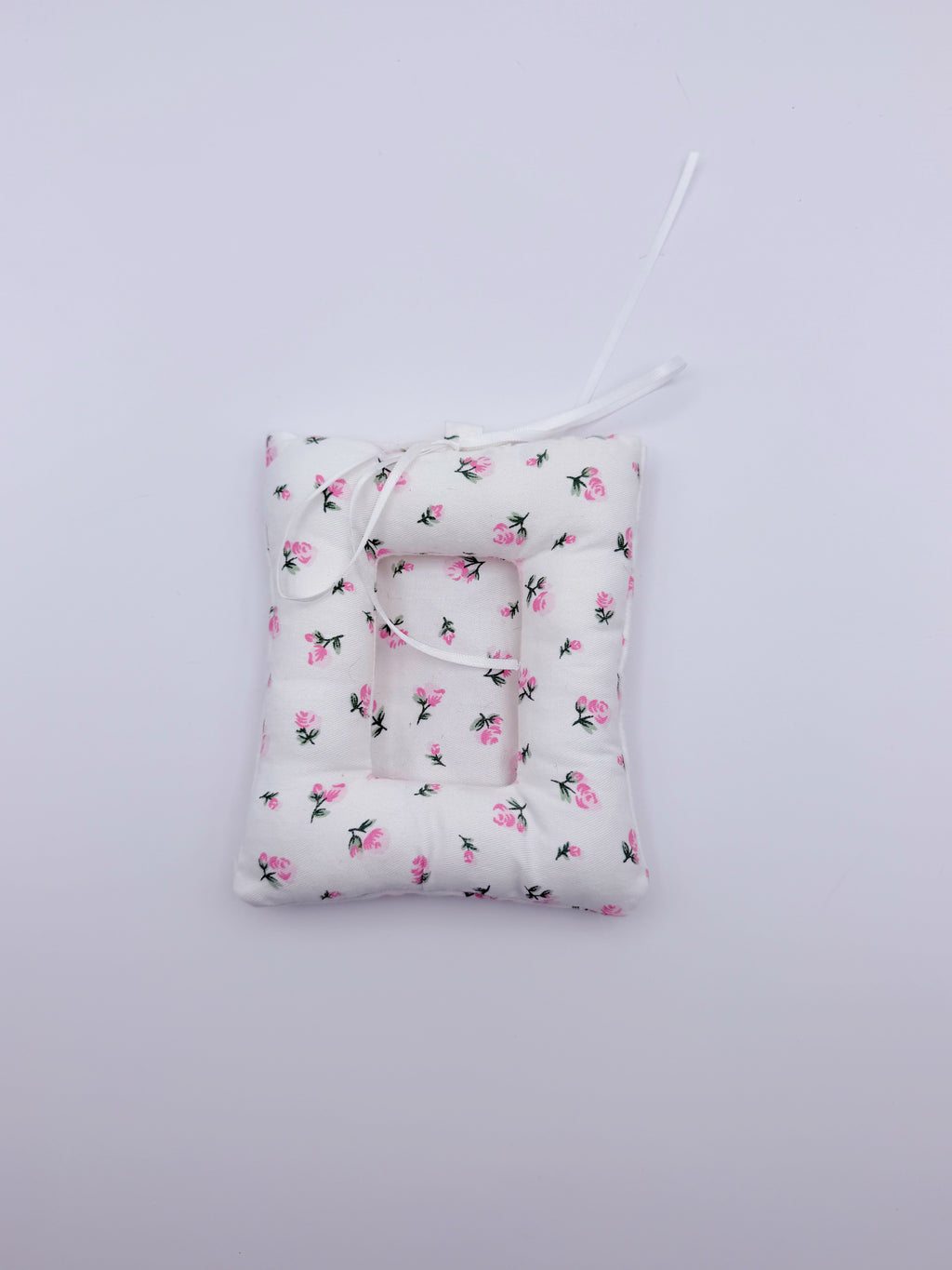 Pink Floral Photo Card Sleeve – DIY Pendant & Bag Tag