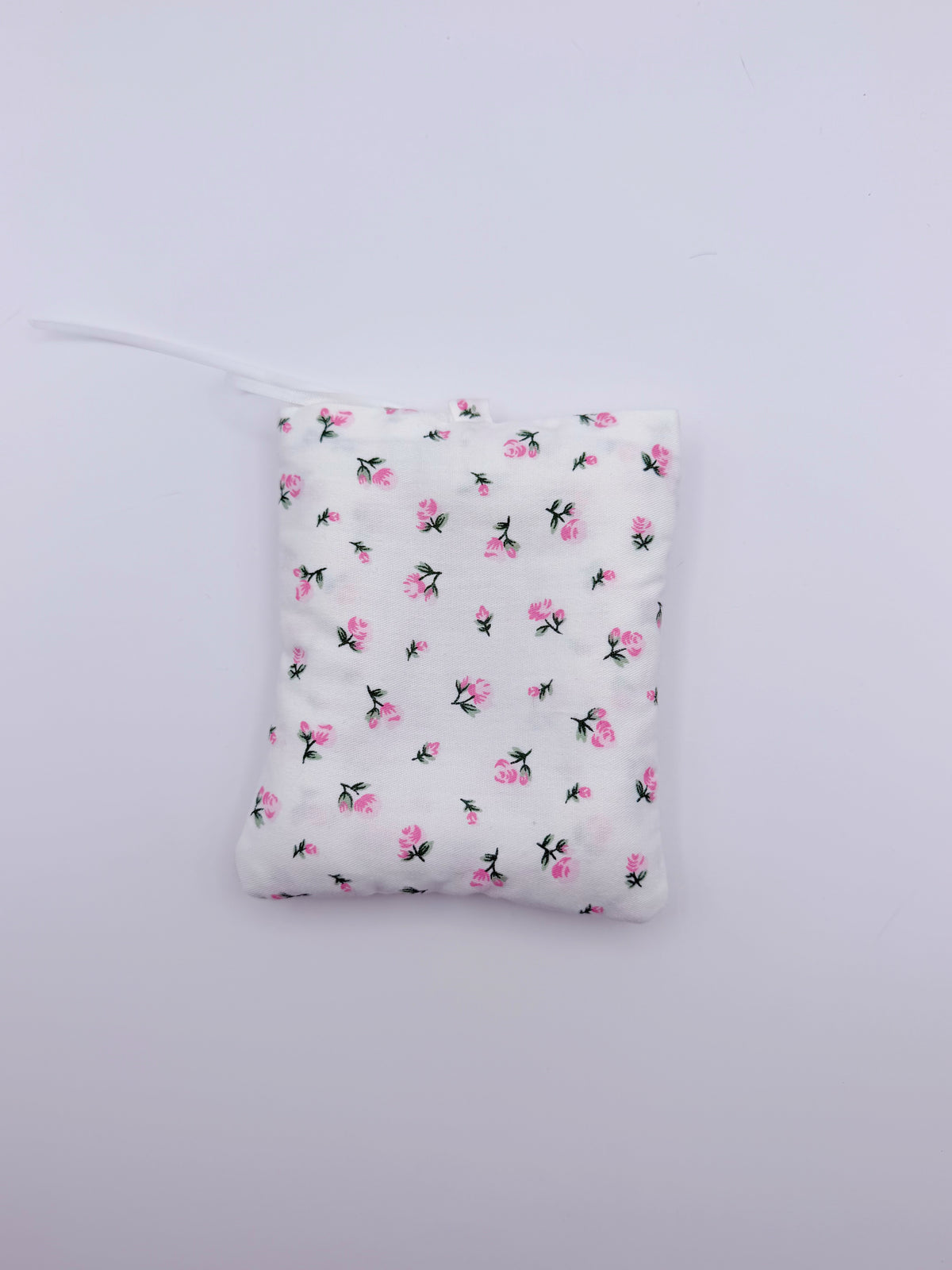 Pink Floral Photo Card Sleeve – DIY Pendant & Bag Tag