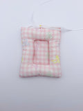 Pink Plaid Photo Card Sleeve – DIY Pendant & Bag Tag