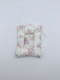 Purple Floral Photo Card Sleeve – DIY Pendant & Bag Tag