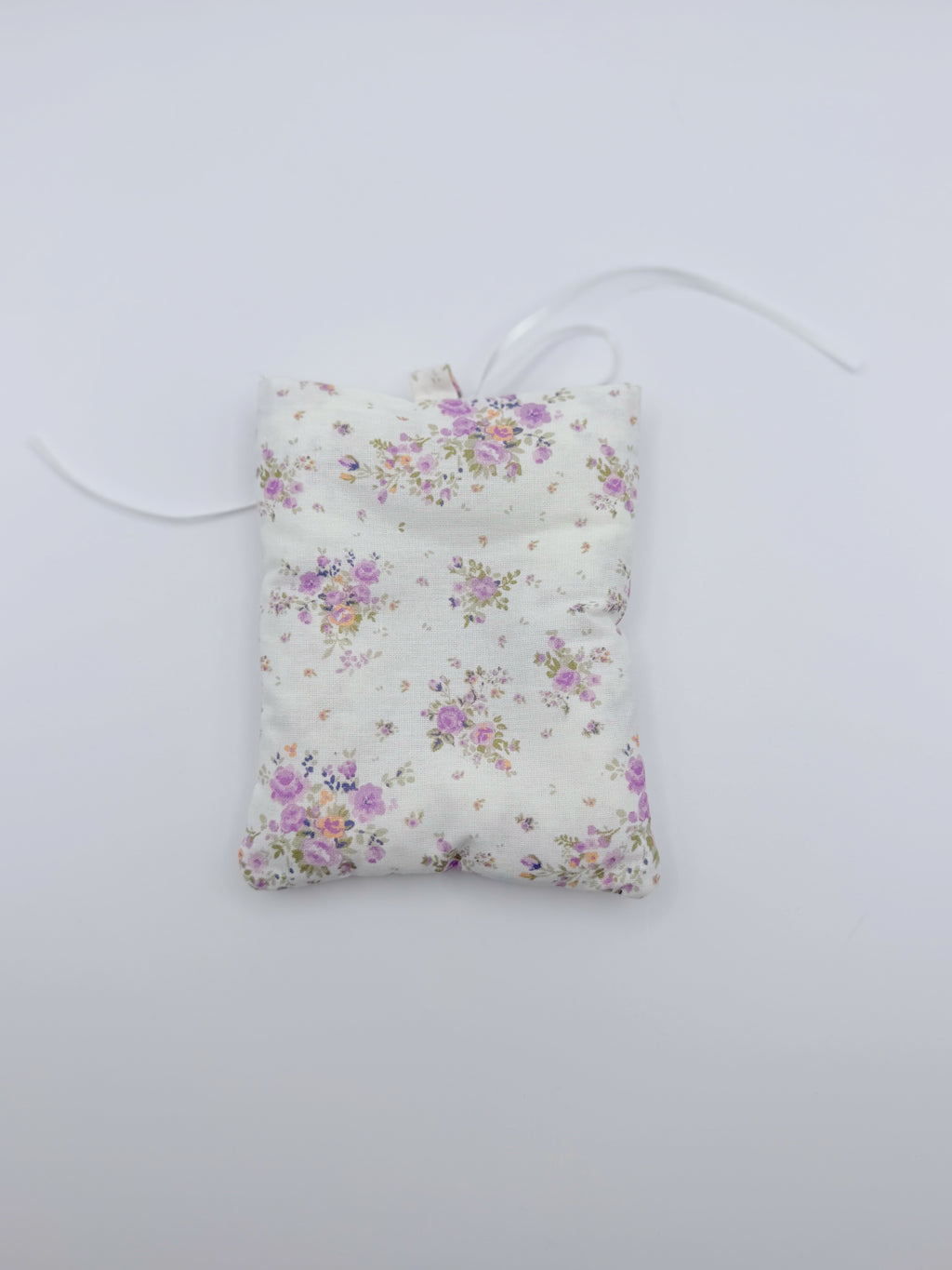 Purple Floral Photo Card Sleeve – DIY Pendant & Bag Tag