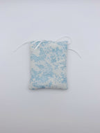 Sky Blue Floral Photo Card Sleeve – DIY Pendant & Bag Tag