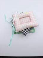 Pink Plaid Photo Card Sleeve – DIY Pendant & Bag Tag