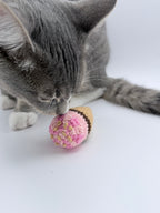 Crochet Ice Cream Cone Squishy Toy – For Humans & Pets