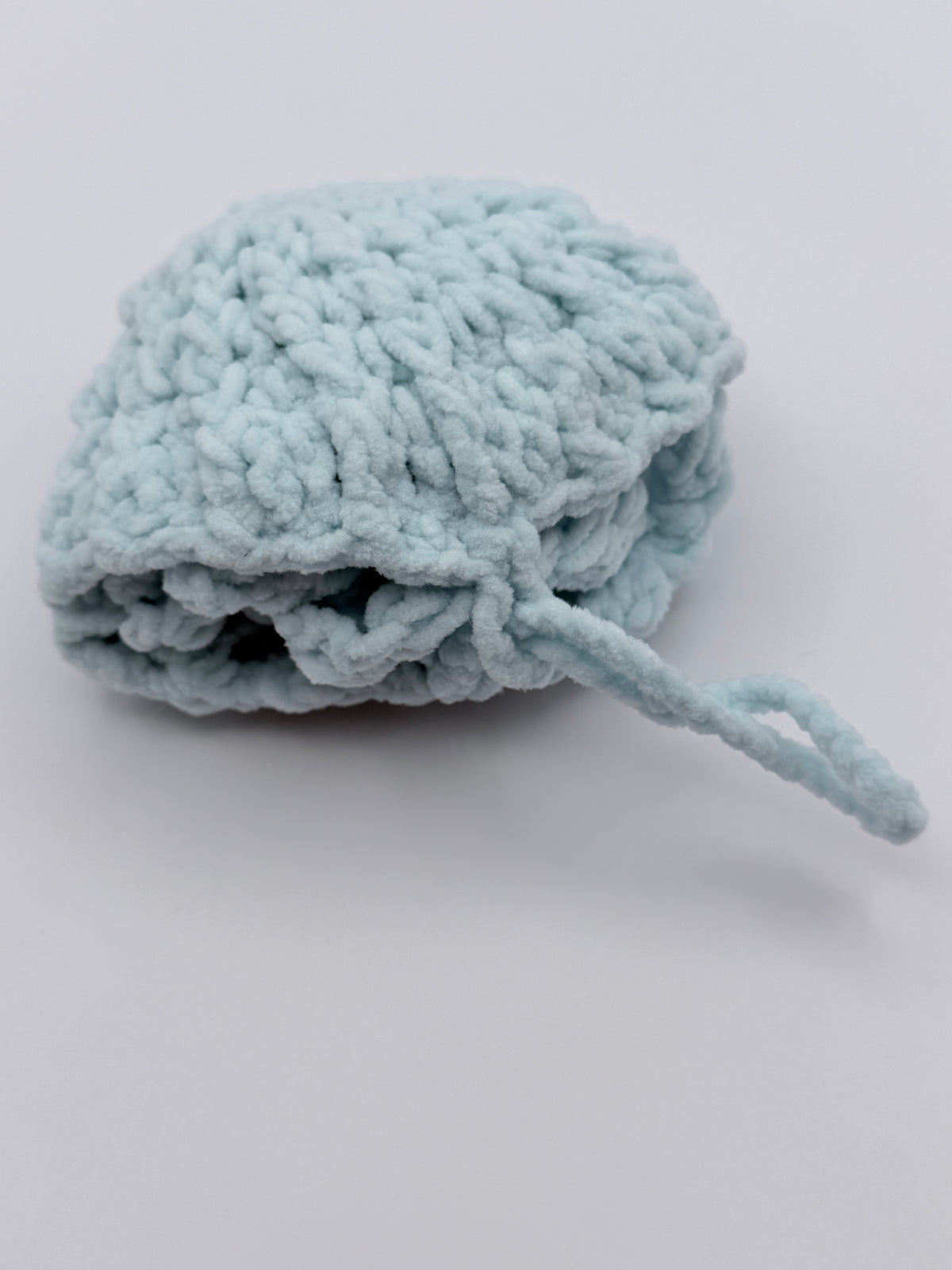 Crochet Shell Mesh Bag – Blue