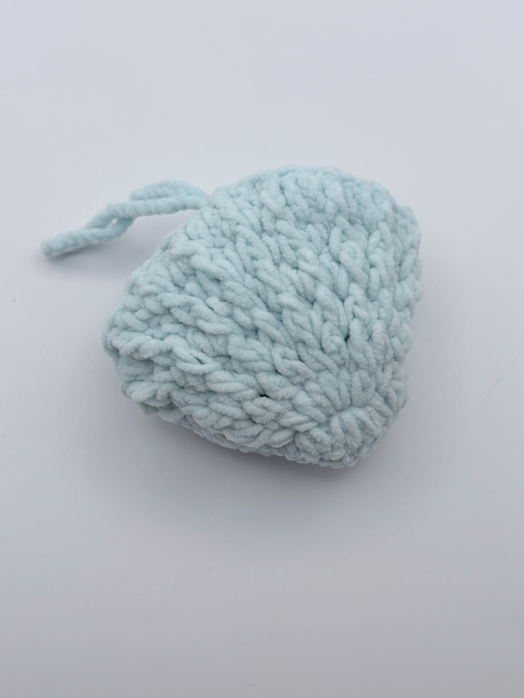 Crochet Shell Mesh Bag – Blue