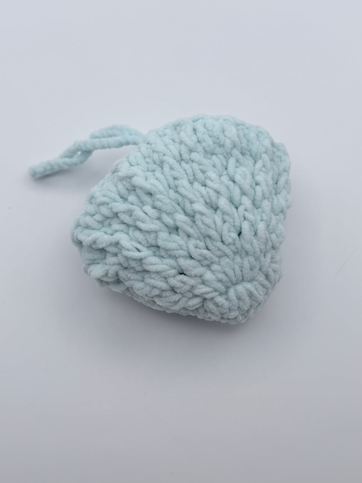 Crochet Shell Mesh Bag – Blue