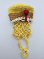 Crochet Cherry Pudding Bag
