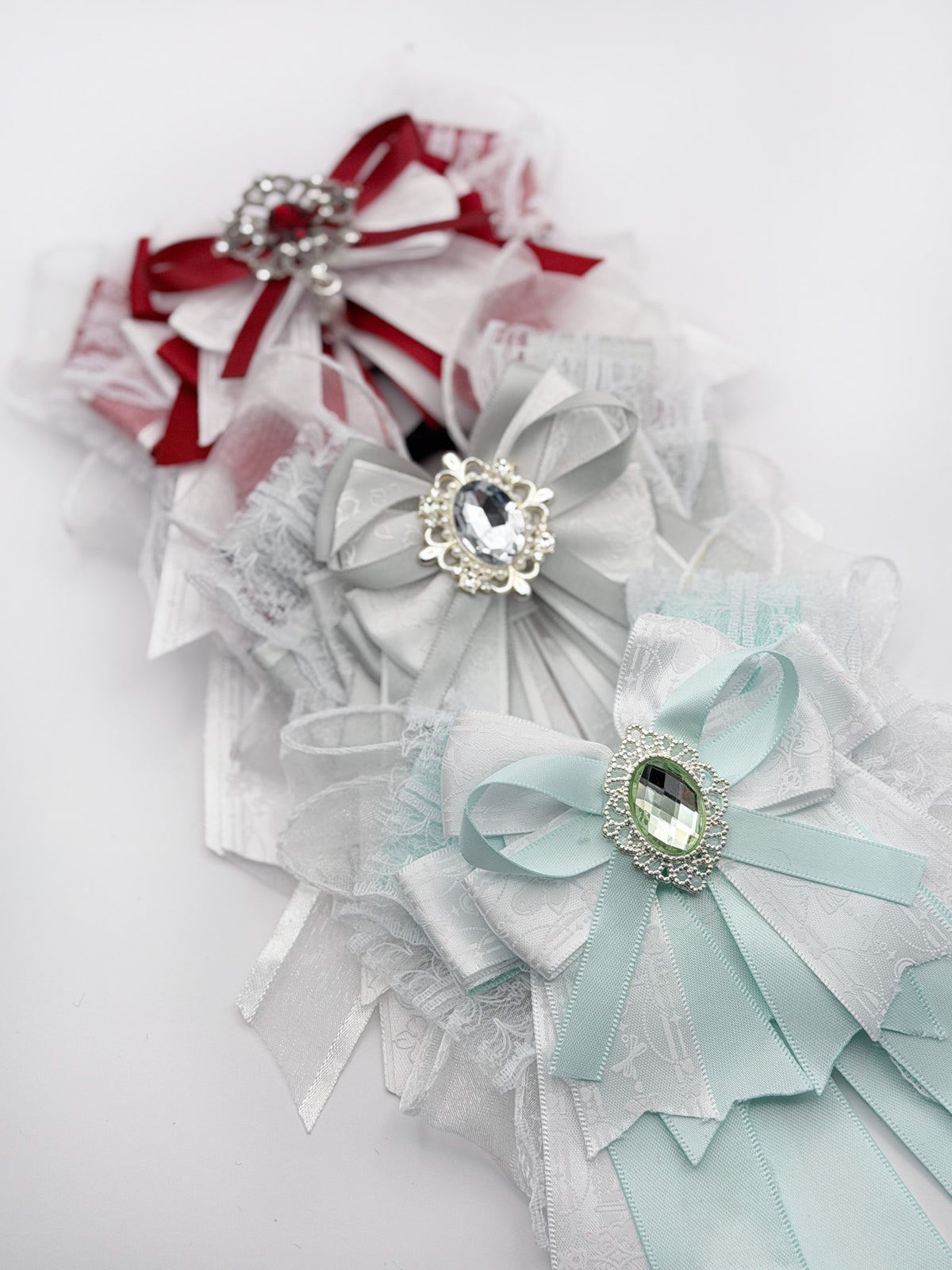 Seventeen Lightstick Bow Decoration – Red & White